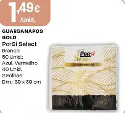 Intermarché Guardanapos gold PorSi Select promoção