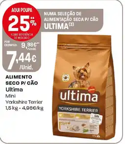Intermarché Alimento seco p/ cão Ultima promoção