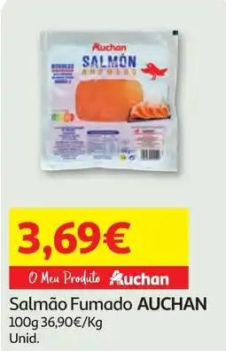 Minipreço Salmão Fumado AUCHAN promoção