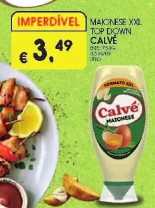 Maionese XXL top down calvé