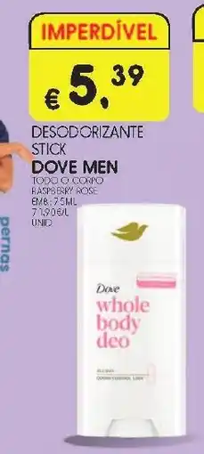 Meu Super Desodorizante stick dove men promoção