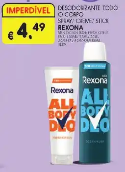 Meu Super Desodorizante todo o corpo spray/creme/ stick rexona promoção