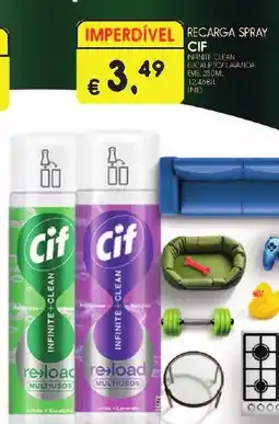 Meu Super Recarga spray cif promoção