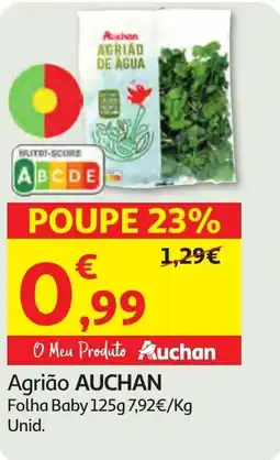 Minipreço Agrião AUCHAN promoção