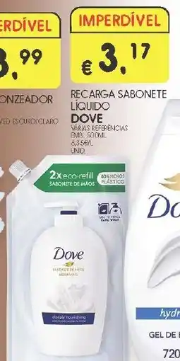 Meu Super Recarga sabonete líquido dove promoção