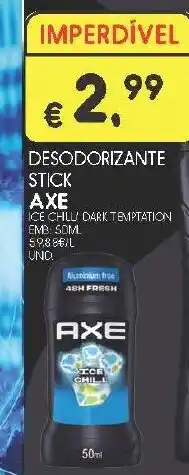Meu Super Desodorizante stick axe promoção
