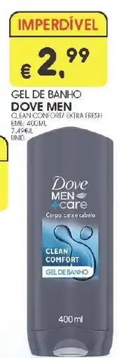 Meu Super Gel de banho dove men promoção