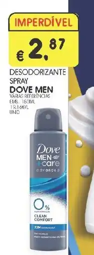 Meu Super Desodorizante spray dove men promoção
