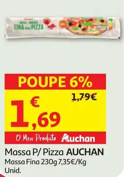 Minipreço Massa P/ Pizza AUCHAN promoção