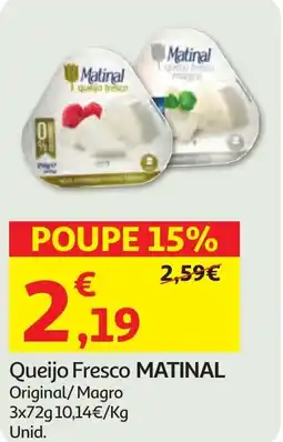 Minipreço Queijo Fresco MATINAL promoção