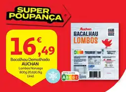 Minipreço Bacalhau Demolhado AUCHAN promoção