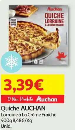 Minipreço Quiche AUCHAN promoção