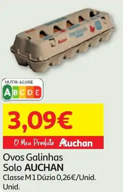 Minipreço Ovos Galinhas Solo AUCHAN promoção