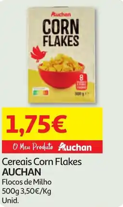 Minipreço Cereais Corn Flakes AUCHAN promoção