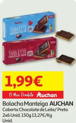 Minipreço Bolacha Manteiga AUCHAN promoção