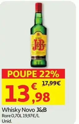 Minipreço Whisky Novo J&B Rare promoção