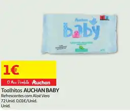 Minipreço Toalhitas AUCHAN BABY promoção