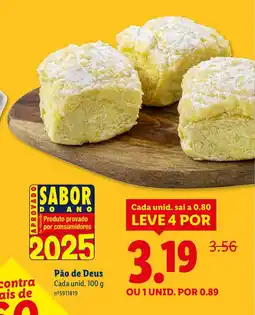 Lidl Pão de Deus Cada promoção