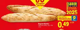 Lidl Baguete Rústica promoção