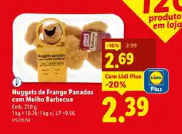 Lidl Nuggets de Frango Panados com Molho Barbecue promoção