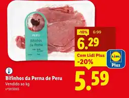Lidl Bifinhos da Perna de Peru promoção