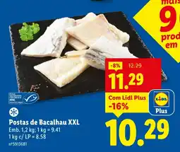 Lidl Postas de Bacalhau XXL promoção