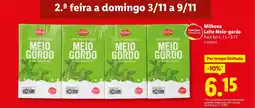 Lidl Milbona Leite Meio-gordo promoção