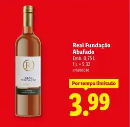 Lidl Real Fundação Abafado promoção