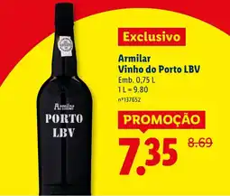 Lidl Armilar Vinho do Porto LBV promoção