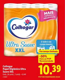 Lidl Colhogar Papel Higiénico Ultra Suave XXL promoção