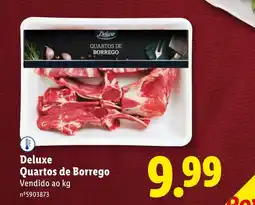 Lidl Deluxe Quartos de Borrego promoção