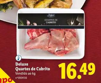 Lidl Deluxe Quartos de Cabrito promoção