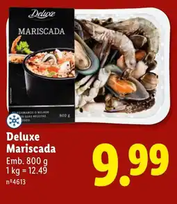 Lidl Deluxe Mariscada promoção