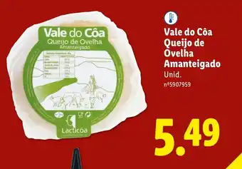 Lidl Vale do Côa Queijo de Ovelha Amanteigado promoção