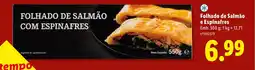 Lidl Folhado de Salmão e Espinafres promoção