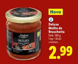 Lidl Deluxe Molho de Bruschetta promoção