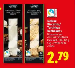 Lidl Deluxe Biscoitos/ Tortinhas Recheadas promoção
