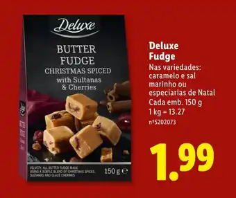 Lidl Deluxe Fudge promoção