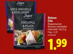 Lidl Deluxe Chá promoção