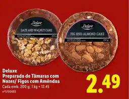 Lidl Deluxe Preparado de Tâmaras com Nozes/Figos com Amêndoa promoção