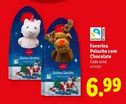 Lidl Favorina Peluche com Chocolate Cada unid promoção