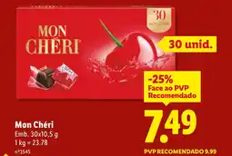 Lidl Mon Chéri promoção