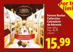 Lidl Ferrero Rocher Collection Calendário de Advento promoção