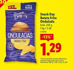 Lidl Snack Day Batata Frita Ondulada promoção