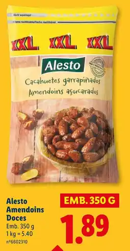 Lidl Alesto Amendoins Doces promoção