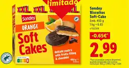 Lidl Sondey Biscoitos Soft-Cake promoção