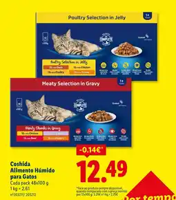 Lidl Coshida Alimento Húmido para Gatos promoção