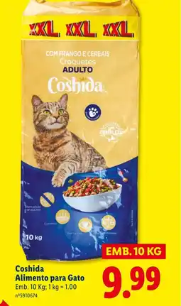 Lidl Coshida Alimento para Gato promoção