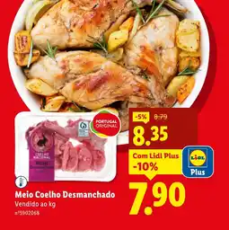Lidl Meio Coelho Desmanchado promoção
