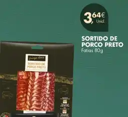 Pingo Doce Sortido de porco preto fatias promoção